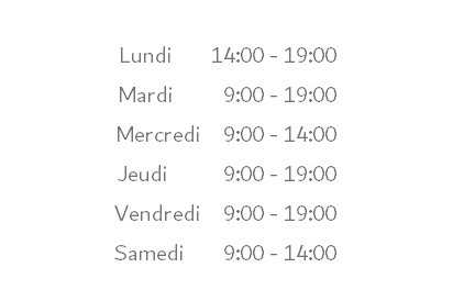 horaires